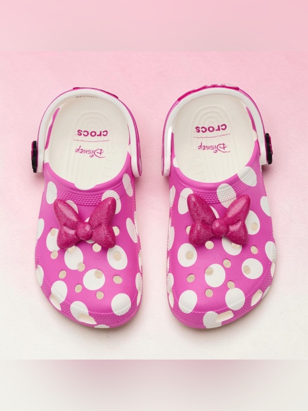 Crocs Kids Disney Minnie Mouse Classic Clog US Size J3 NWT